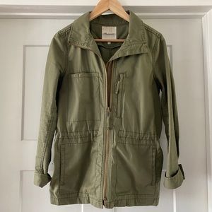 Madewell Olive green utility jacket